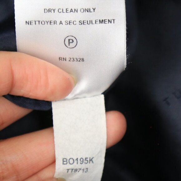 Trina Turk Military Navy Blue Designer Women's Peacoat Jacket Size 10 - Picture 5 of 8